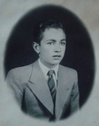 Enrique Esteban Manassero a los 15 aos (1945)